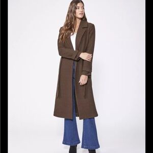 Paige Jona Wool Blend Long Coat